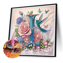 Load image into Gallery viewer, Diamond Painting - Partial Special Shaped - Letter J (30*30CM)