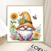 Load image into Gallery viewer, Diamond Painting - Partial Special Shaped - Sunflower gnome (30*30CM)