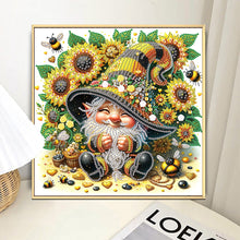 Load image into Gallery viewer, Diamond Painting - Partial Special Shaped - Sunflower gnome (30*30CM)