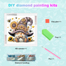 Load image into Gallery viewer, Diamond Painting - Partial Special Shaped - Sunflower gnome (30*30CM)