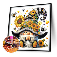 Load image into Gallery viewer, Diamond Painting - Partial Special Shaped - Sunflower gnome (30*30CM)