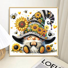 Load image into Gallery viewer, Diamond Painting - Partial Special Shaped - Sunflower gnome (30*30CM)