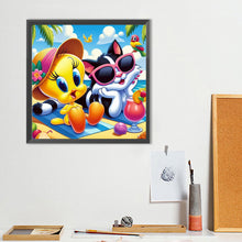 Load image into Gallery viewer, Diamond Painting - Full Round - Little yellow duck (40*40CM)