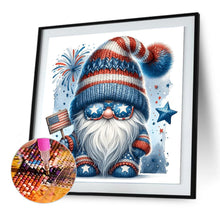 Load image into Gallery viewer, Diamond Painting - Full Round - Independence Day gnome (30*30CM)