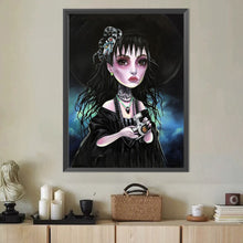 Load image into Gallery viewer, Diamond Painting - Full Round - Girl and camera (40*50CM)