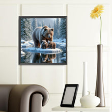 Load image into Gallery viewer, Diamond Painting - Full Round - Snow bear (40*40CM)
