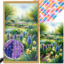 Load image into Gallery viewer, AB Diamond Painting - Full Square - Woods and mountains (40*70CM)