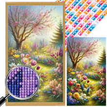 Load image into Gallery viewer, AB Diamond Painting - Full Square - Woods and mountains (40*70CM)