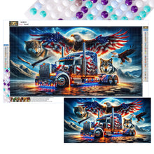 Load image into Gallery viewer, Diamond Painting - Full Round - Independence Day eagle chariot (70*40CM)