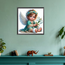 Load image into Gallery viewer, Diamond Painting - Full Round - Angel child (30*30CM)