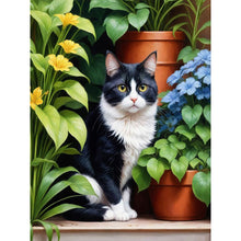 Load image into Gallery viewer, Diamond Painting - Full Round - Cat (30*40CM)