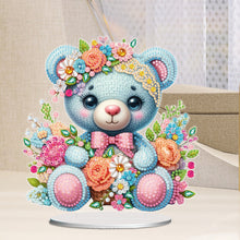 Load image into Gallery viewer, Acrylic Bear Table Top Diamond Painting Ornament Kits Desktop Diamond Art Kits