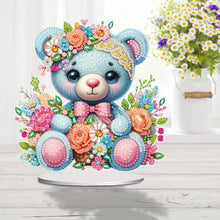 Load image into Gallery viewer, Acrylic Bear Table Top Diamond Painting Ornament Kits Desktop Diamond Art Kits