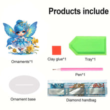 Load image into Gallery viewer, Acrylic Elf 5D DIY Diamond Art Tabletop Decorations Elf Girl Bedroom Table Decor