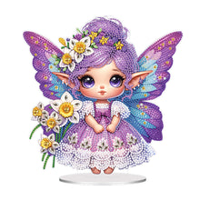 Load image into Gallery viewer, Acrylic Elf 5D DIY Diamond Art Tabletop Decorations Elf Girl Bedroom Table Decor