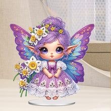 Load image into Gallery viewer, Acrylic Elf 5D DIY Diamond Art Tabletop Decorations Elf Girl Bedroom Table Decor