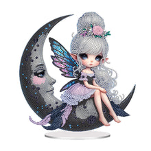 Load image into Gallery viewer, Acrylic Elf 5D DIY Diamond Art Tabletop Decorations Elf Girl Bedroom Table Decor