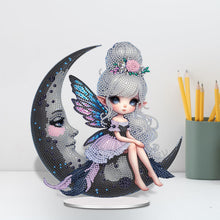 Load image into Gallery viewer, Acrylic Elf 5D DIY Diamond Art Tabletop Decorations Elf Girl Bedroom Table Decor