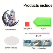 Load image into Gallery viewer, Acrylic Elf 5D DIY Diamond Art Tabletop Decorations Elf Girl Bedroom Table Decor