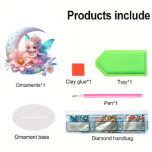 Load image into Gallery viewer, Acrylic Elf 5D DIY Diamond Art Tabletop Decorations Elf Girl Bedroom Table Decor