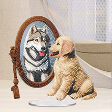 Load image into Gallery viewer, Acrylic Animal Diamond Painting Desktop Ornaments Kit Bear for Home Office Decor