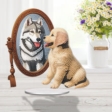 Load image into Gallery viewer, Acrylic Animal Diamond Painting Desktop Ornaments Kit Bear for Home Office Decor