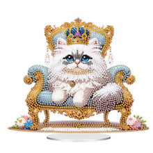 Load image into Gallery viewer, Acrylic Animal Diamond Painting Desktop Ornaments Kit Bear for Home Office Decor