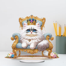 Load image into Gallery viewer, Acrylic Animal Diamond Painting Desktop Ornaments Kit Bear for Home Office Decor