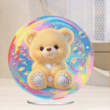 Load image into Gallery viewer, Acrylic Animal Diamond Painting Desktop Ornaments Kit Bear for Home Office Decor