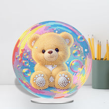 Load image into Gallery viewer, Acrylic Animal Diamond Painting Desktop Ornaments Kit Bear for Home Office Decor