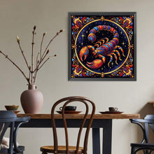 Load image into Gallery viewer, Diamond Painting - Full Round - 12 constellations¡¤Scorpio (40*40CM)