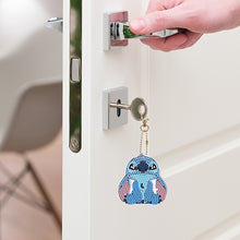 Load image into Gallery viewer, 10Pcs Acrylic Special Shaped Cartoon Theme Diamond Painting Art Keychain Pendant