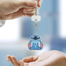 Load image into Gallery viewer, 10Pcs Acrylic Special Shaped Cartoon Theme Diamond Painting Art Keychain Pendant