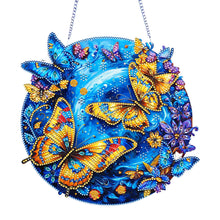 Load image into Gallery viewer, Acrylic Butterfly Special Shape Diamond Painting Hanging Pendant for Home Decor