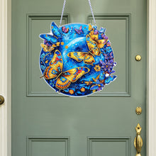 Load image into Gallery viewer, Acrylic Butterfly Special Shape Diamond Painting Hanging Pendant for Home Decor
