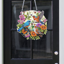 Load image into Gallery viewer, Acrylic Bird Flower Special Shape Diamond Art Hanging Pendant for Home Decor