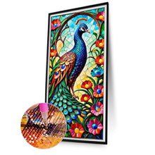 Load image into Gallery viewer, Diamond Painting - Full Round - Peacock (40*80CM)