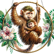 Load image into Gallery viewer, Animal Double Sided Special Shape DIY Diamond Garland Pendant Kit for Art Crafts