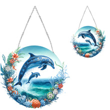 Load image into Gallery viewer, Animal Double Sided Special Shape DIY Diamond Garland Pendant Kit for Art Crafts