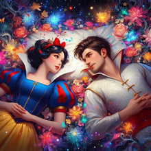Load image into Gallery viewer, Diamond Painting - Full Round - Snow White and the prince (40*40CM)