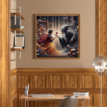 Load image into Gallery viewer, Diamond Painting - Full Round - Snow White and the poison queen (50*50CM)