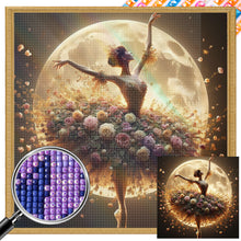 Load image into Gallery viewer, Diamond Painting - Full Square - Ballet Under the Moon (40*40CM)