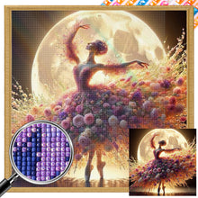 Load image into Gallery viewer, Diamond Painting - Full Square - Ballet Under the Moon (40*40CM)