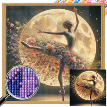 Load image into Gallery viewer, Diamond Painting - Full Square - Ballet Under the Moon (40*40CM)