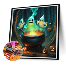 Load image into Gallery viewer, Diamond Painting - Full Round - Halloween ghost (30*30CM)