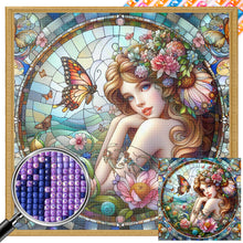 Load image into Gallery viewer, AB Diamond Painting - Full Square - Flower Fairy (40*40CM)
