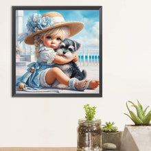 Load image into Gallery viewer, Diamond Painting - Full Round - Cute child (30*30CM)