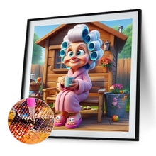 Load image into Gallery viewer, Diamond Painting - Full Round - Warm old lady (40*40CM)