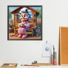 Load image into Gallery viewer, Diamond Painting - Full Round - Warm old lady (40*40CM)