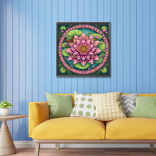 Load image into Gallery viewer, Diamond Painting - Partial Special Shaped - Lotus (30*30CM)